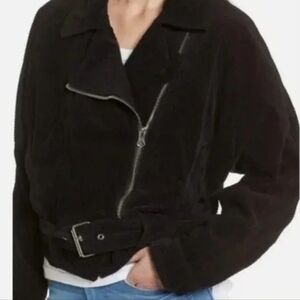 Free People Black Corduroy Jacket
